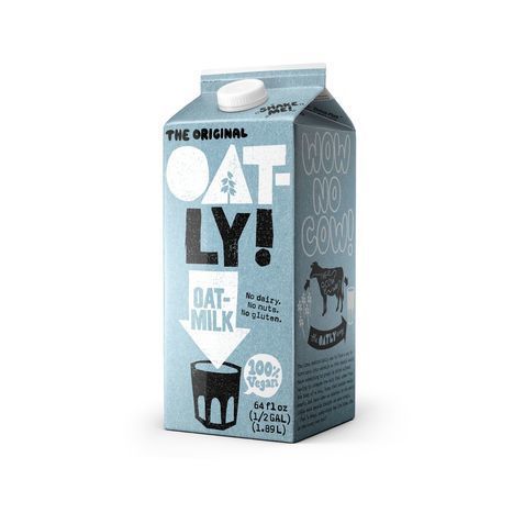 Buy Oatly Oat Milk - 1/2 Gallon Online | Mercato