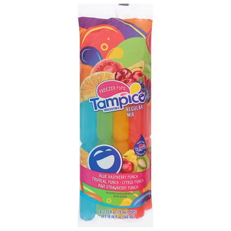 Buy Tampico Freezer Pops, Regular Mix - 8 x 2... Online | Mercato