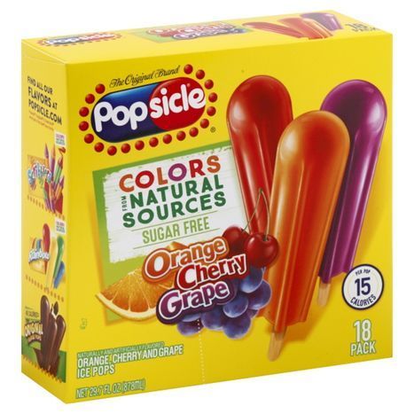 Buy Popsicle Ice Pops, Orange, Cherry, Grape,... Online | Mercato