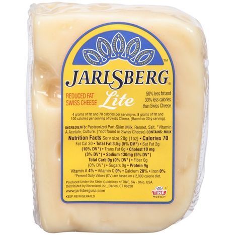 Buy Jarlsberg Lite Slicing Cheese Online | Mercato