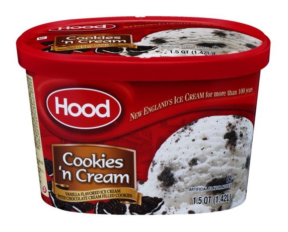 Buy Hood Ice Cream Cookies 'n Cream - 1 Quart Online | Mercato