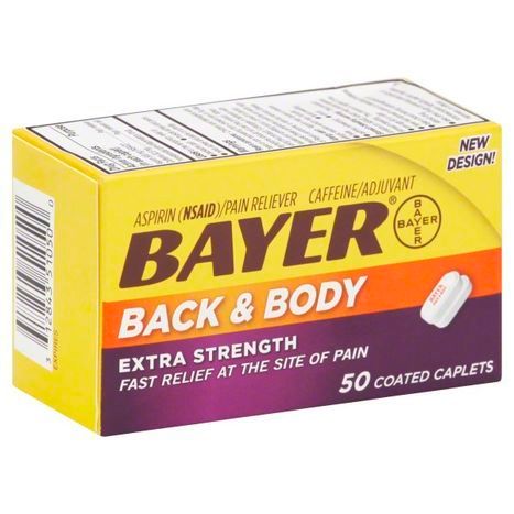 Buy Bayer Back & Body, Extra Strength, 500 Mg... Online | Mercato