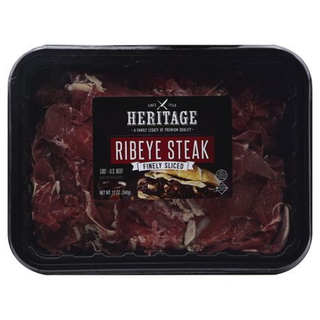 Buy Heritage Beef, Ribeye Steak, Finely Slice... Online | Mercato