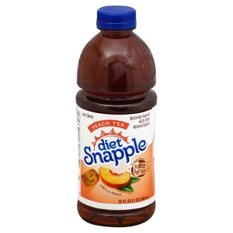 Buy Snapple Tea, Peach, Diet - 32 Ounces Online | Mercato