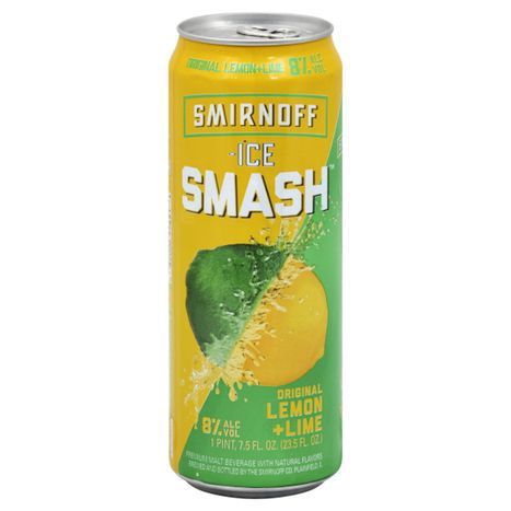 Buy Smirnoff Smash Beer, Lemon + Lime, Origin... Online | Mercato