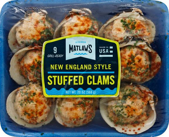 New England Style Stuffed Clams