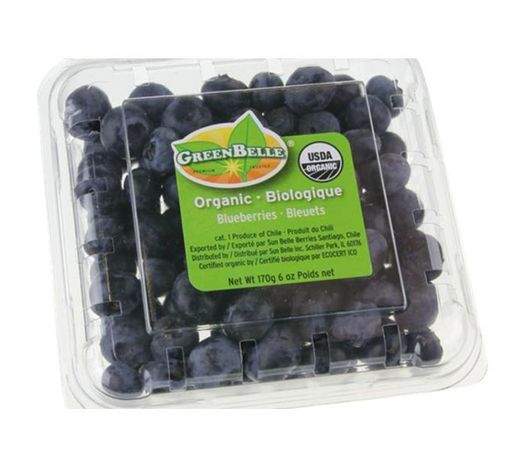 Buy Green Belle Organic Blueberries - 6 Ounces Online | Mercato