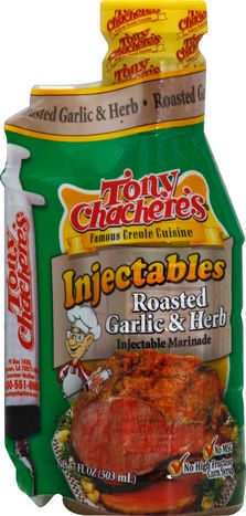 Tony Chachere's Injectable Marinade, Garlic & Herb, Roasted - 17 fl oz