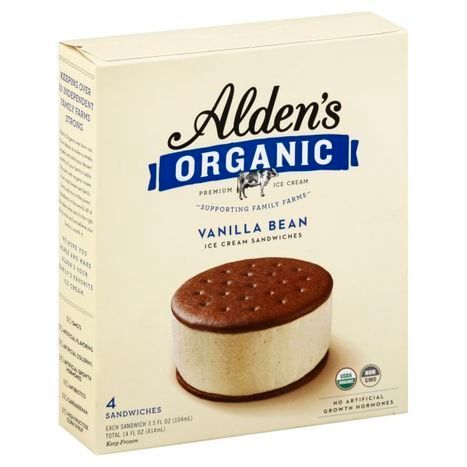 Buy Aldens Ice Cream Sandwiches, Organic, Pre... Online | Mercato