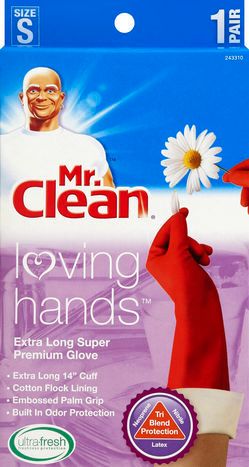 Mr. Clean Bliss Premium Latex-Free Gloves, Large - 1 Pair 