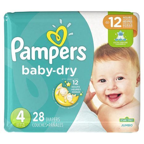 Buy Pampers Baby Dry Jumbo Diapers - 28 Count Online | Mercato