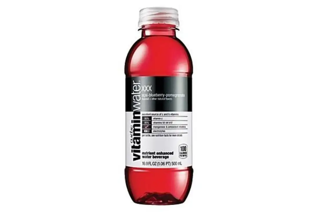 Order Vitaminwater Water Beverage, Nutrient Enhanced, XXX, Acai-Blueberry-Pomegranate - 20 Ounces food online from Holiday farms store, Roslyn Heights on bringmethat.com