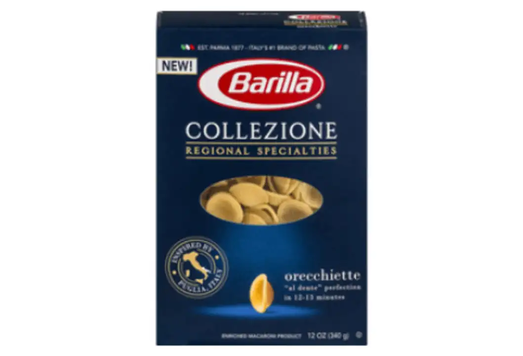 Order Barilla Orecchiette, Collezione - 12 Ounces food online from Holiday farms store, Roslyn Heights on bringmethat.com