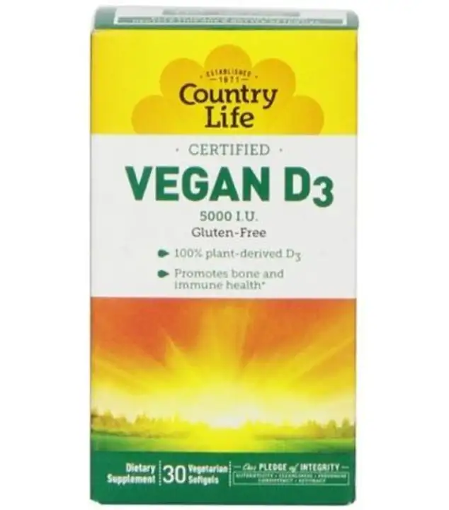 Order Country Life Vegan D3 5000 IU -  30 Sg food online from Whole Foods Co-Op Denfeld store, Duluth on bringmethat.com