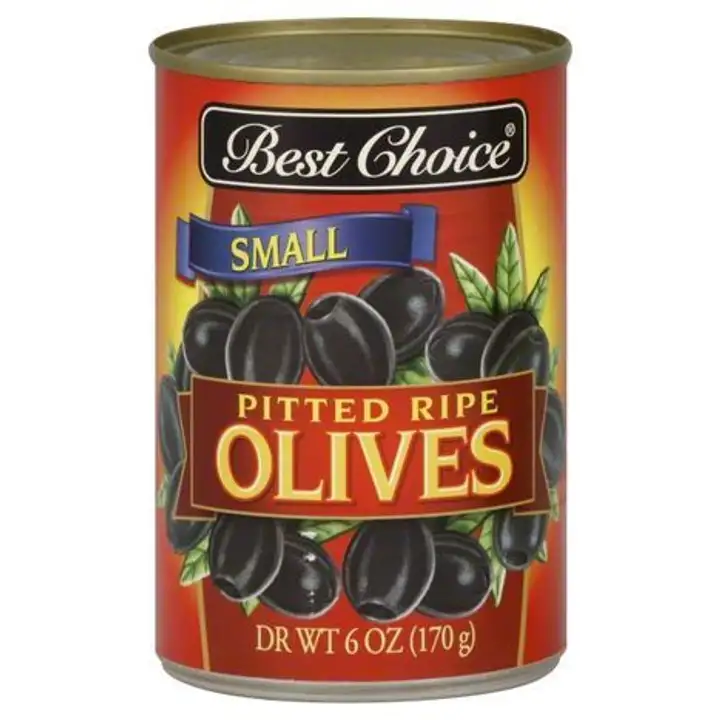 Order Best Choice Olives, Pitted, Small - 6 Ounces food online from Fligner Market store, Lorain on bringmethat.com