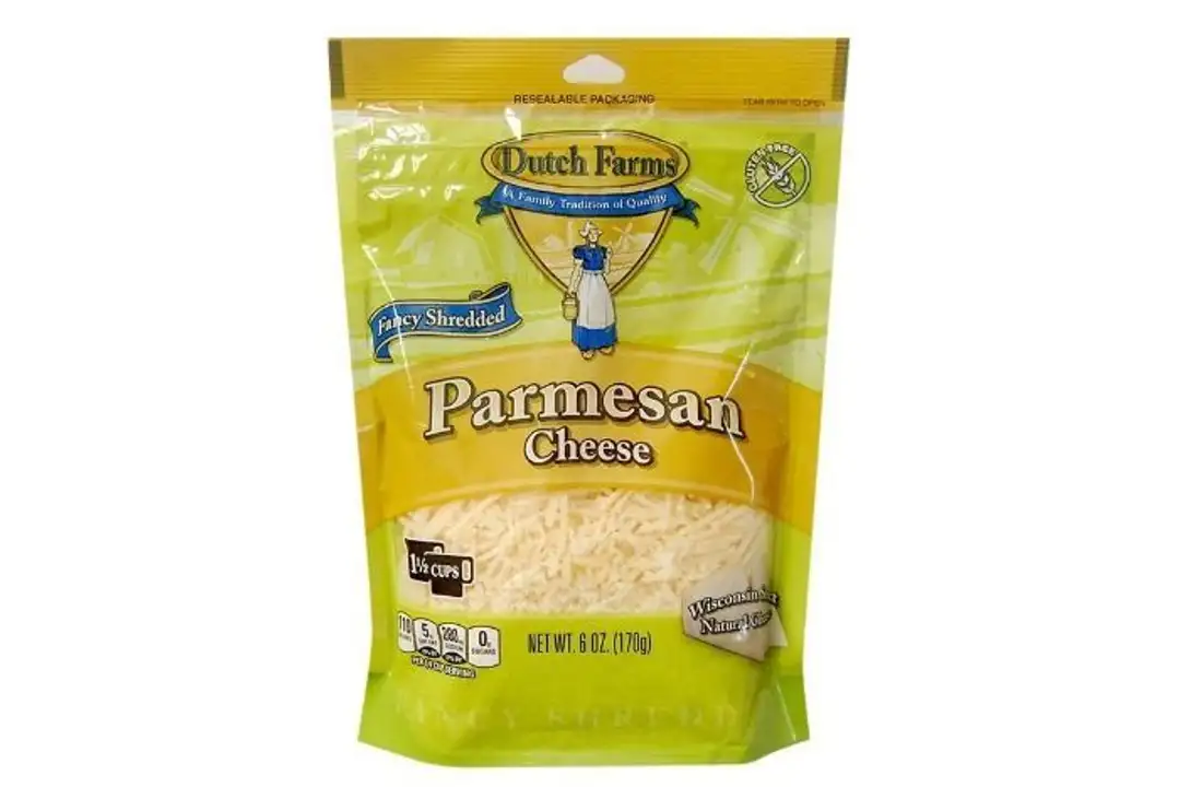 Order Dutch Farms Shredded Parmesan Cheese food online from Fligner Market store, Lorain on bringmethat.com