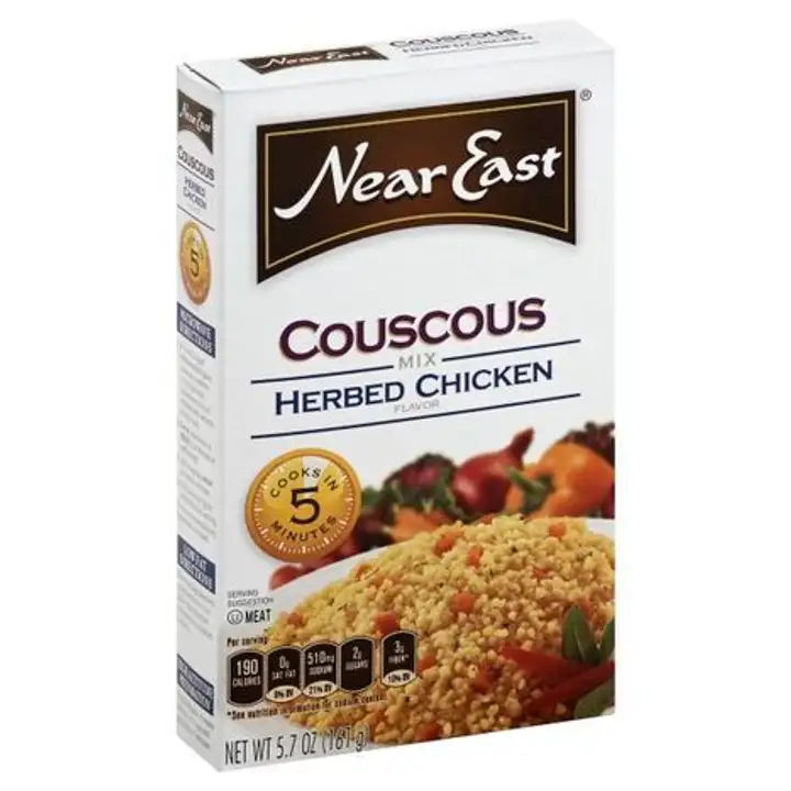 Order Near East Couscous Mix, Herbed Chicken Flavor - 5.7 Ounces food online from Novato Harvest Market store, Novato on bringmethat.com
