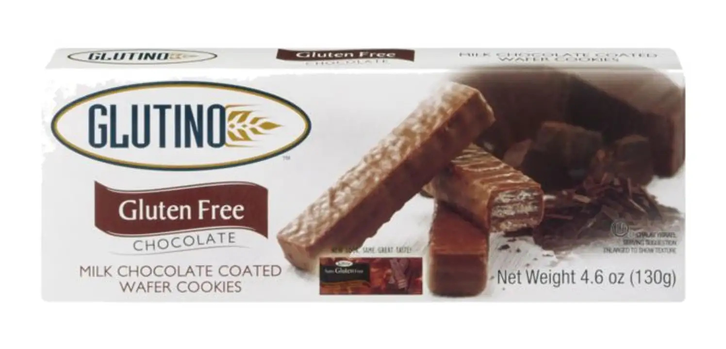 Order Glutino Wafers, Gluten Free, Milk Chocolate - 4.6 Ounces food online from Whole Foods Co-Op Denfeld store, Duluth on bringmethat.com