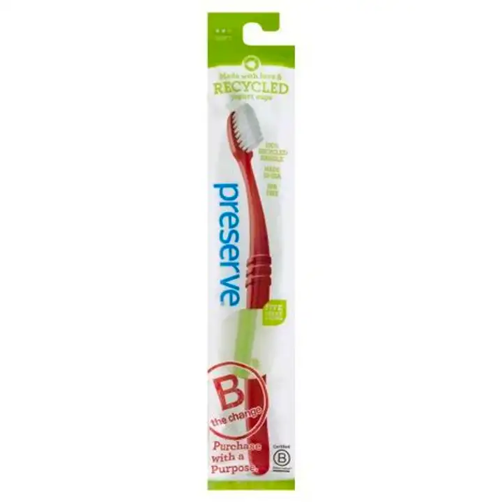 Order Preserve Toothbrush, Soft - 1 Each food online from Whole Foods Co-Op Denfeld store, Duluth on bringmethat.com