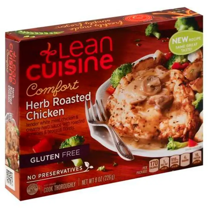 Order Lean Cuisine Comfort Herb Roasted Chicken - 8 Ounces food online from Holiday farms store, Roslyn Heights on bringmethat.com