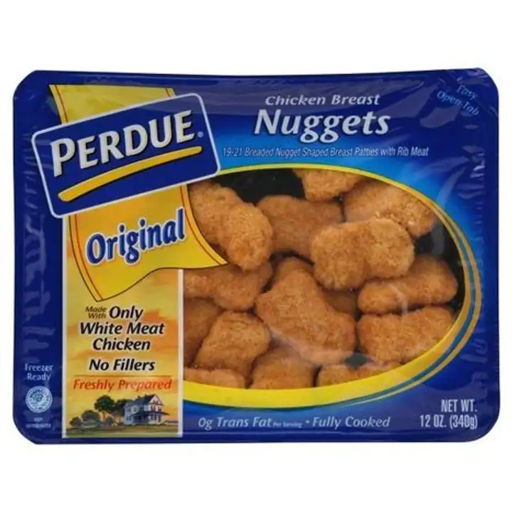 Order Perdue Chicken Breast Nuggets, Original - 12 Ounces food online from Holiday farms store, Roslyn Heights on bringmethat.com