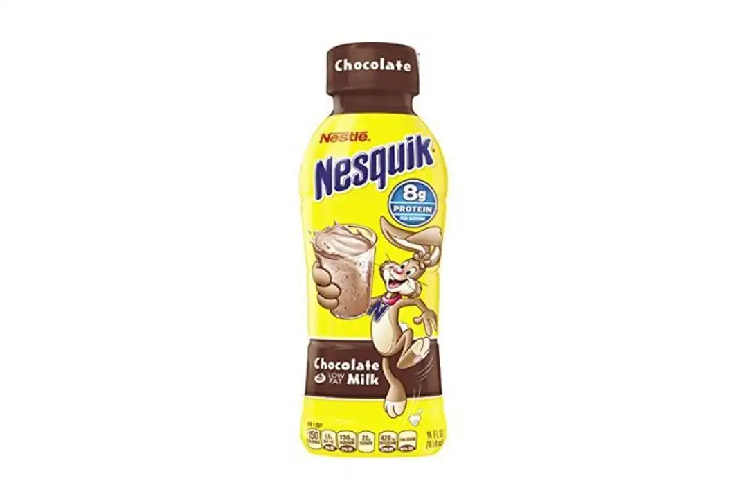 Order Nesquik Milk, Low Fat, Chocolate - 14 Ounces food online from Holiday farms store, Roslyn Heights on bringmethat.com