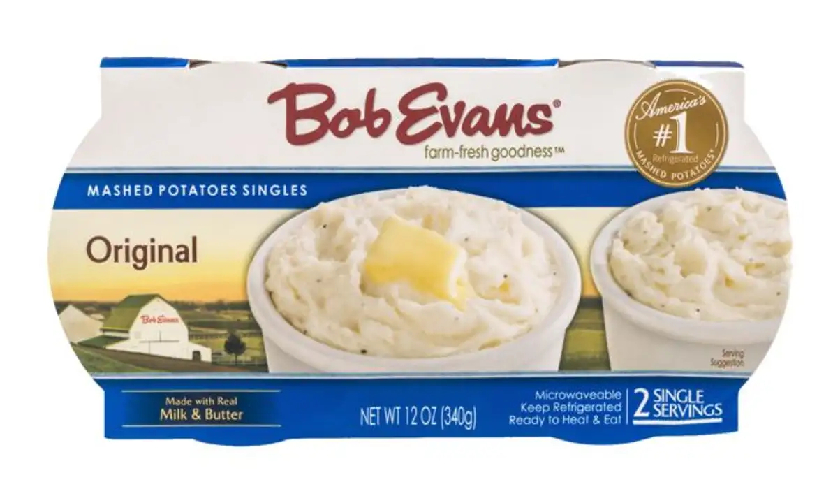 Order Bob Evans Mashed Potatoes, Singles - 12 Ounces food online from Holiday farms store, Roslyn Heights on bringmethat.com