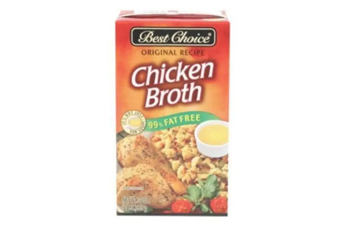Order Best Choice Low Sodium Chicken Broth - 32 Fluid Ounces food online from Fligner Market store, Lorain on bringmethat.com