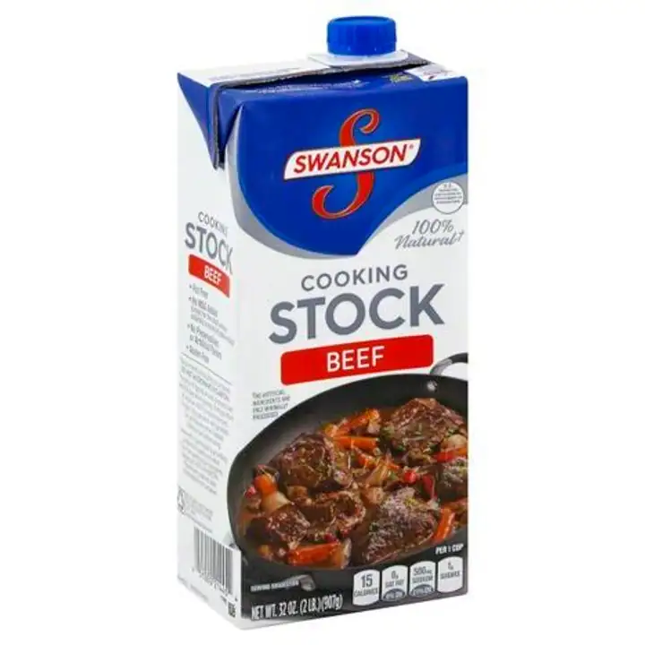 Order Swanson Cooking Stock, Beef - 32 Ounces food online from Fligner Market store, Lorain on bringmethat.com