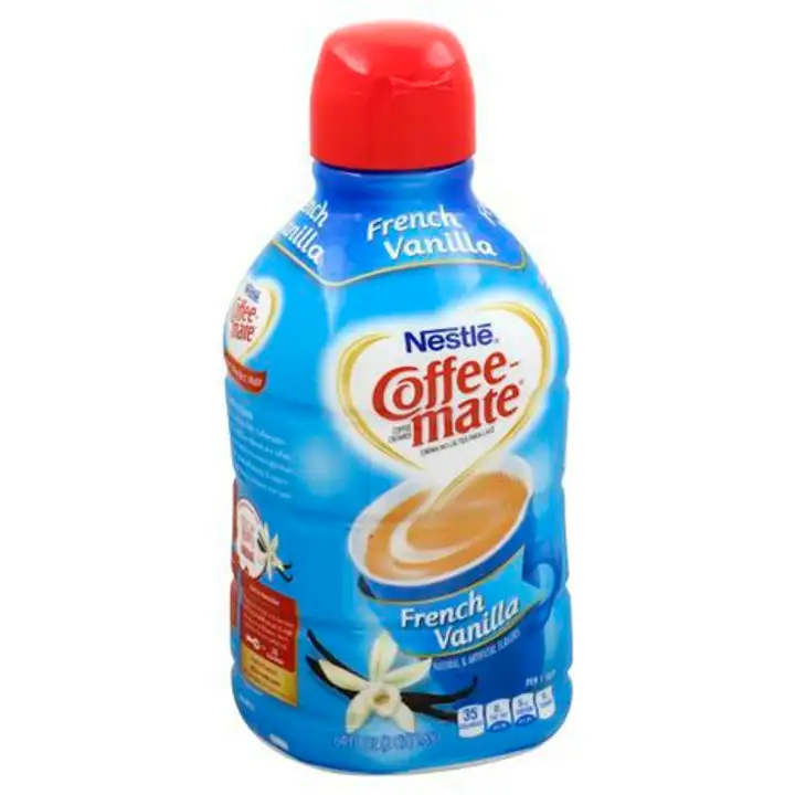 Order Coffee Mate Coffee Creamer, French Vanilla - 64 Ounces food online from Fligner Market store, Lorain on bringmethat.com