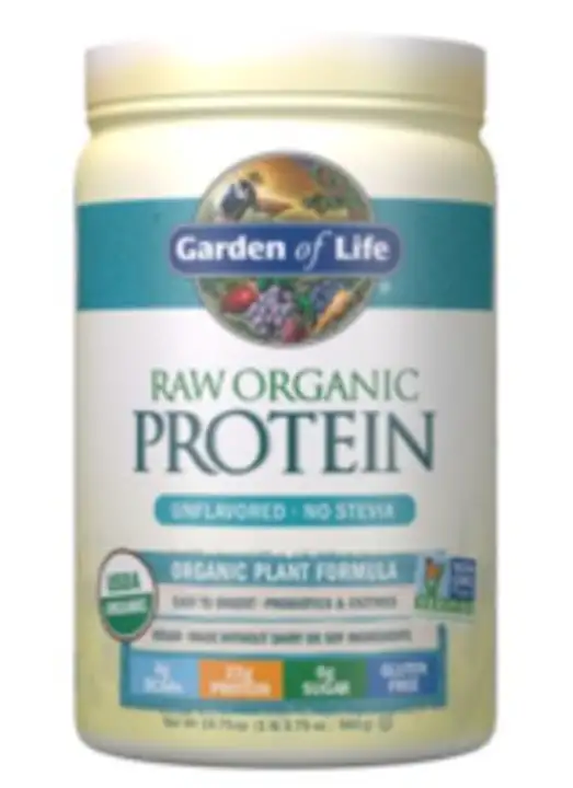 Order Garden of Life Protein, Raw Organic, Unflavored - 21.9 Ounces food online from Whole Foods Co-Op Denfeld store, Duluth on bringmethat.com