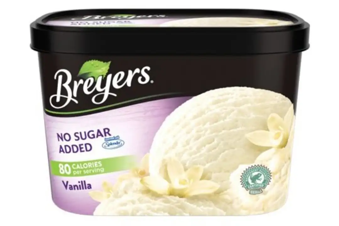 Order Breyers Frozen Dairy Dessert, No Sugar Added, Vanilla food online from Holiday farms store, Roslyn Heights on bringmethat.com