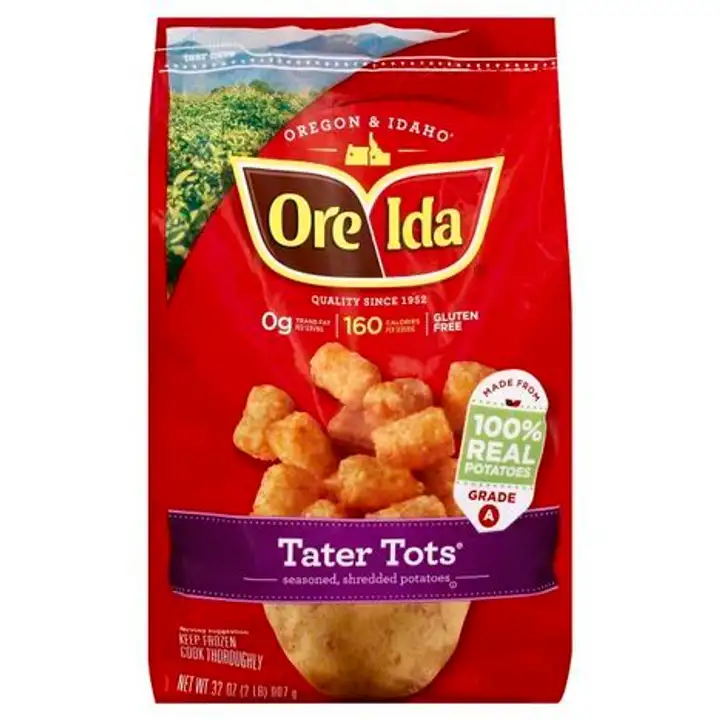Order Ore Ida Tater Tots - 32 Ounces food online from Fligner Market store, Lorain on bringmethat.com