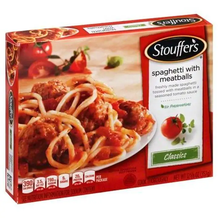 Order Stouffers Classics Spaghetti with Meatballs - 12 Ounces food online from Novato Harvest Market store, Novato on bringmethat.com