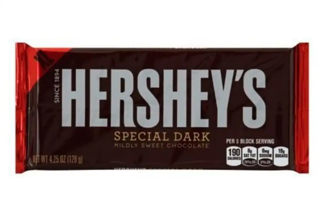 Order Hersheys Chocolate, Mildly Sweet, Special Dark, XL - 4.25 Ounces food online from Holiday farms store, Roslyn Heights on bringmethat.com