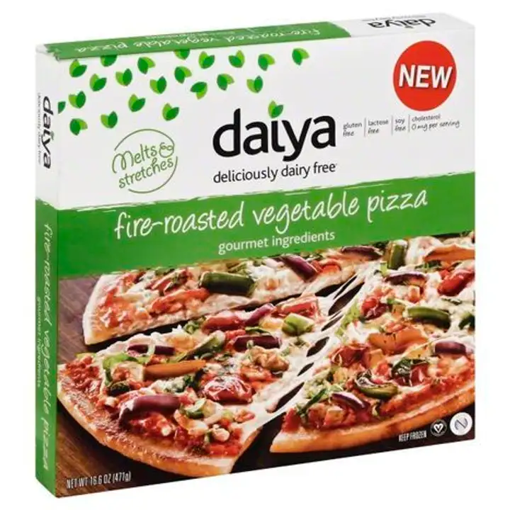 Order Daiya Pizza, Fire-Roasted Vegetable - 13.8 Ounces food online from Whole Foods Co-Op Denfeld store, Duluth on bringmethat.com