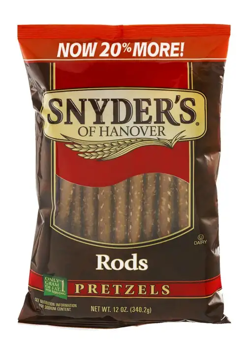 Order Snyders Pretzels, Rods - 12 Ounces food online from Holiday farms store, Roslyn Heights on bringmethat.com