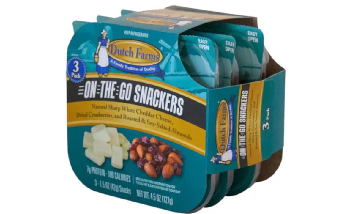 Order Dutch Farm On The Go Snackers (Cheddar, Cranberry, Almond) - 3 Pack food online from Fligner Market store, Lorain on bringmethat.com