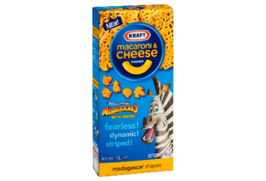 Order Kraft Macaroni & Cheese Dinner, Despicable Me - 5.5 Ounces food online from Holiday farms store, Roslyn Heights on bringmethat.com