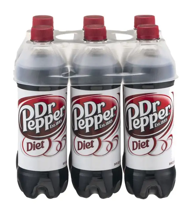 Order Dr Pepper Soda, Diet - 6 Each food online from Fligner Market store, Lorain on bringmethat.com