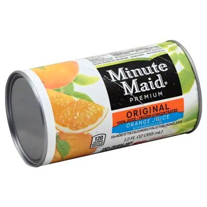 Order Minute Maid Premium 100% Juice, Orange, Frozen Concentrated, with Added Calcium, Original - 12 Ounces food online from Novato Harvest Market store, Novato on bringmethat.com
