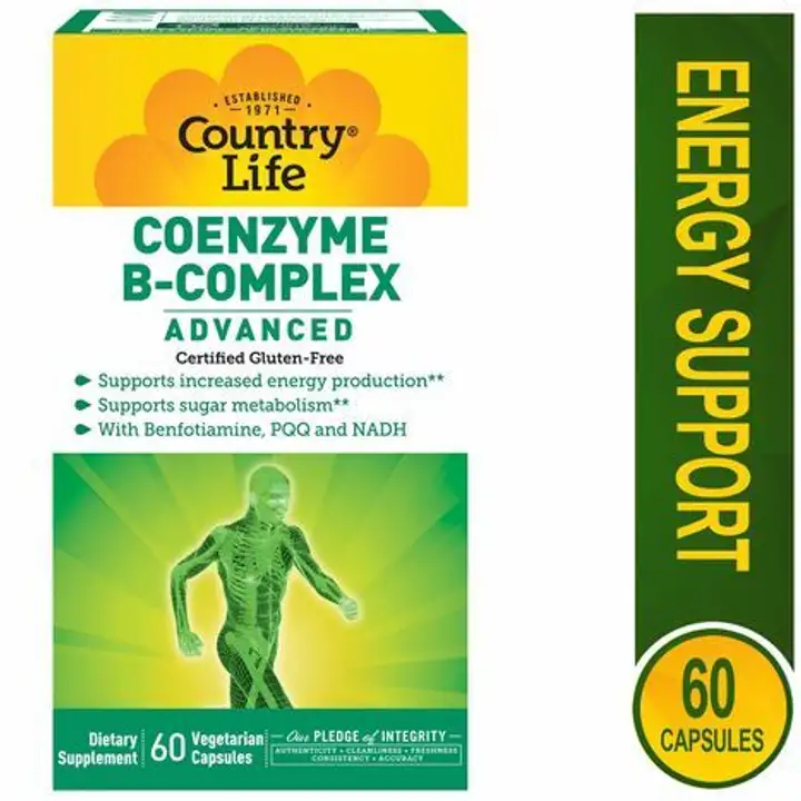Order Country Life Coenzyme B Complx Advanced Capsules - 60 Count food online from Whole Foods Co-Op Denfeld store, Duluth on bringmethat.com