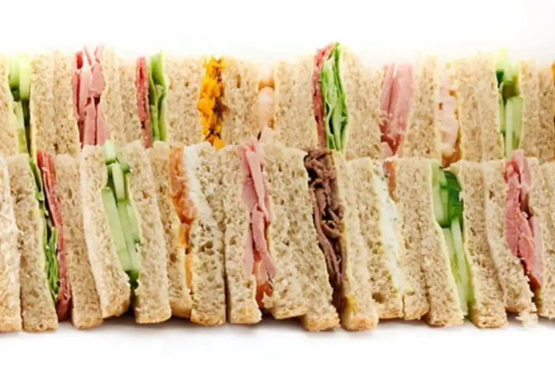 Order Cocktail Finger Sandwich Platter - 18 Inches food online from Meats Supreme store, Brooklyn on bringmethat.com