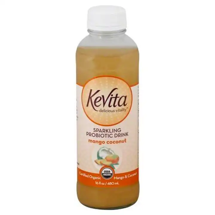 Order KeVita Probiotic Drink, Sparkling, Mango Coconut - 15.2 Ounces food online from Whole Foods Co-Op Denfeld store, Duluth on bringmethat.com