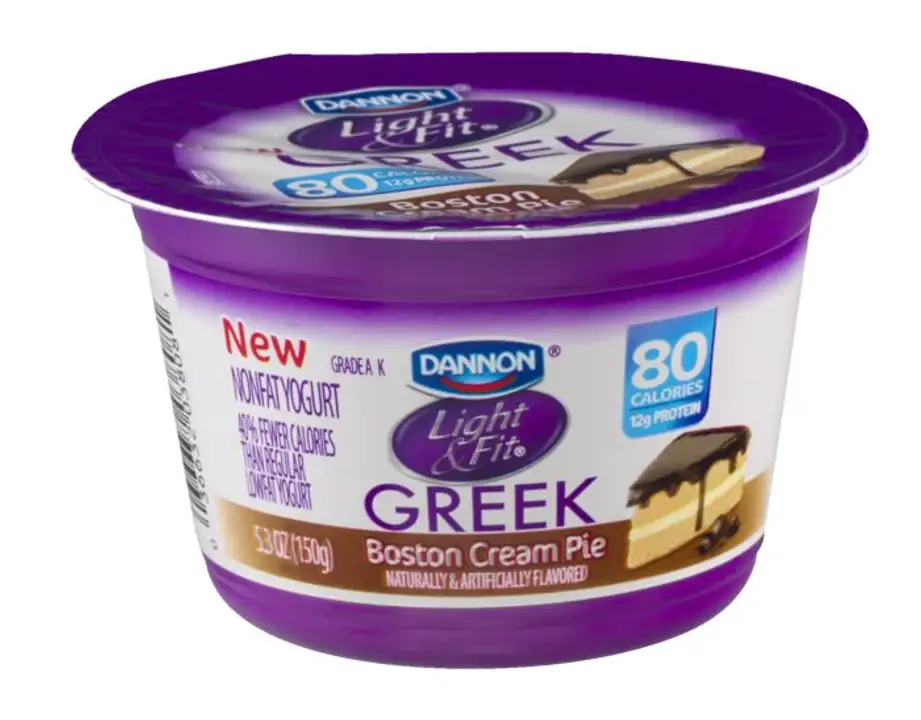 Order Light & Fit Yogurt, Nonfat, Boston Cream Pie - 5.3 Ounces food online from Holiday farms store, Roslyn Heights on bringmethat.com