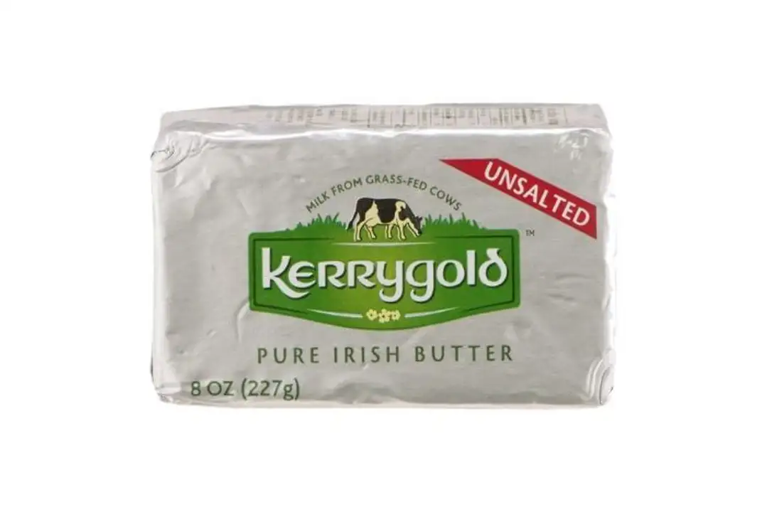 Order Kerrygold Butter, Pure Irish, Unsalted - 8 Ounces food online from Novato Harvest Market store, Novato on bringmethat.com
