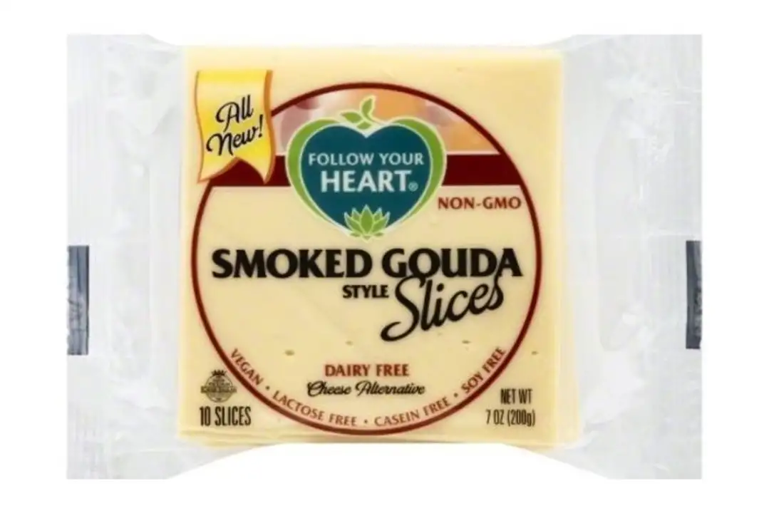 Order Follow Your Heart Cheese Alternative, Dairy Free, Smoked Gouda Style - 7 Ounces food online from Whole Foods Co-Op Denfeld store, Duluth on bringmethat.com