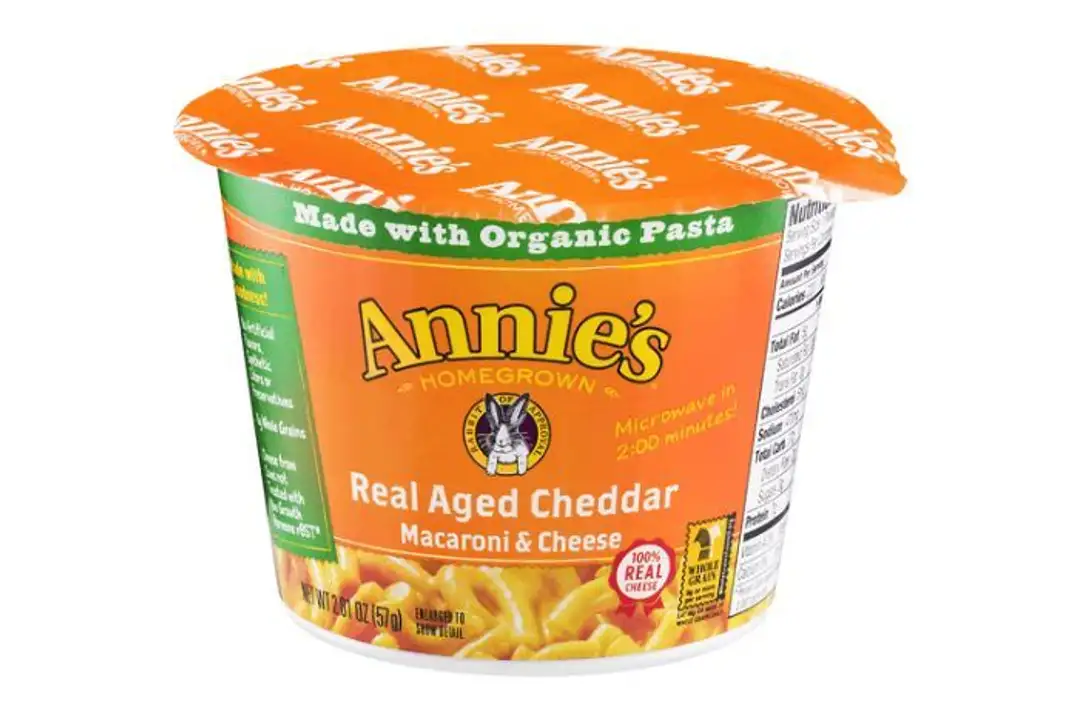 Order Annies Macaroni & Cheese, Real Aged Cheddar - 2 Ounces food online from Holiday farms store, Roslyn Heights on bringmethat.com