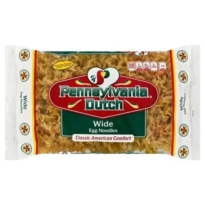 Order Pennsylvania Dutch Egg Noodles, Wide - 12 Ounces food online from Holiday farms store, Roslyn Heights on bringmethat.com