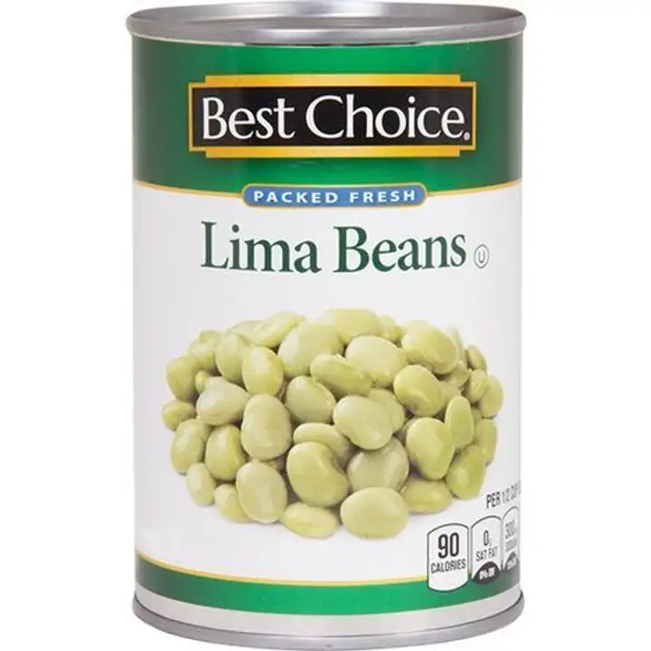 Order Best Choice Lima Beans - 15 Ounces food online from Fligner Market store, Lorain on bringmethat.com